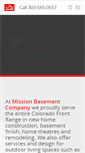 Mobile Screenshot of missionbasements.com